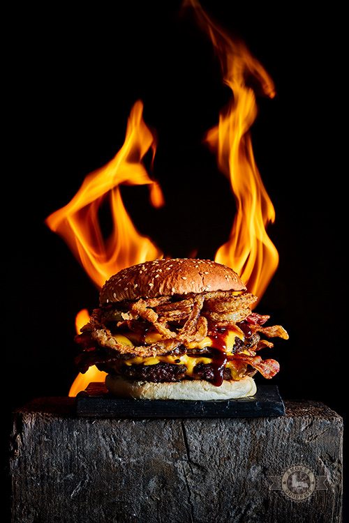 Flame-grilled Hidden Burger